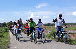 Meriahkan HUT Kuansing, Camat Gunung Toar Gelar Sepeda Santai